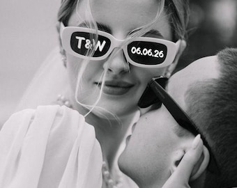 GAFAS DE BODA / UNISEX Gafas de sol personalizadas, gafas de boda, gafas de dama de honor, regalos de dama de honor, despedida de soltera
