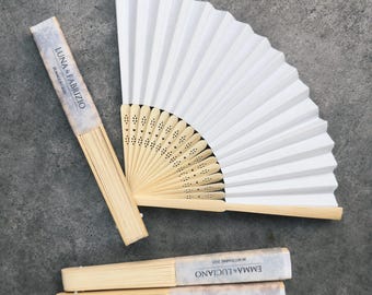 WEDDING / FANS Personalized wedding and event fans, wedding gifts, wedding favors, thank you gifts, fan with name and date, wedding favor