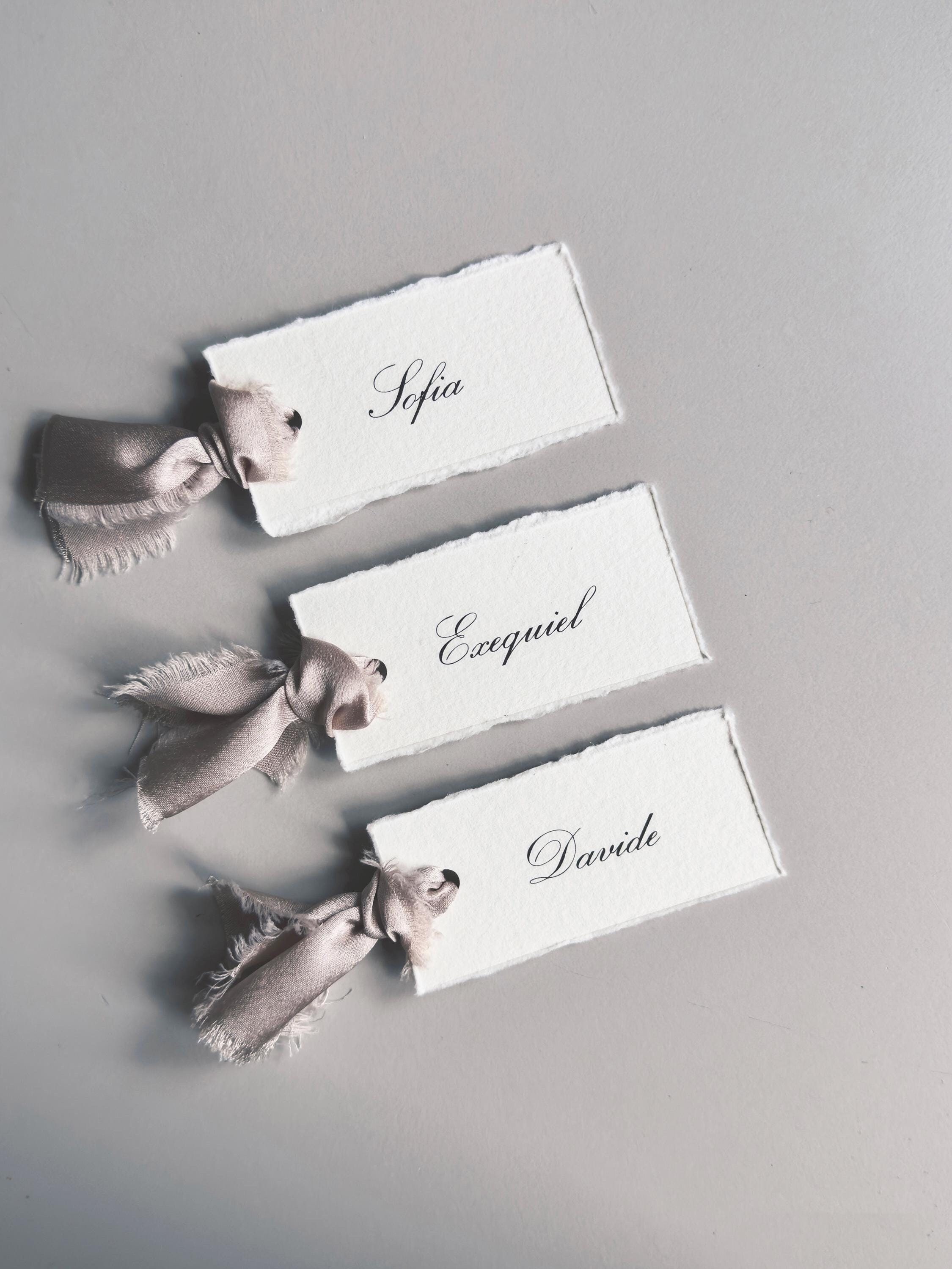 WEDDING / PAPER NAME Table Decorations, Paper Names, Guest Name Event ...