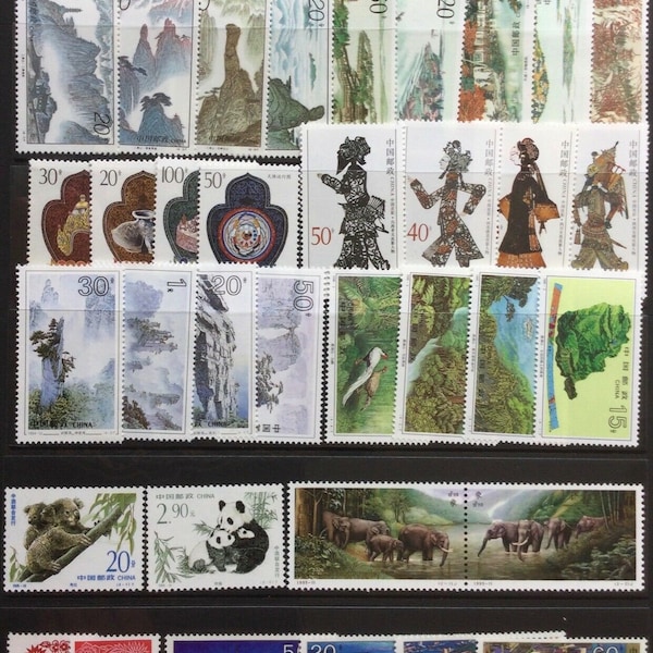 China Collection of sets from 1993-95 MNH