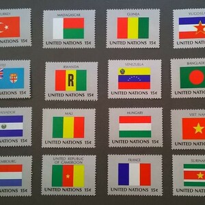 Verenigde Naties 1980 Vlaggen set van 16 MNH