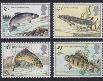 Great Britain 1983 British River Fishes set of 4 MNH