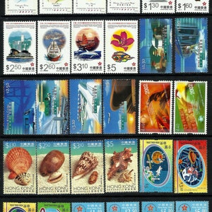 Hong Kong Collection of sets 1997-2002 All MNH