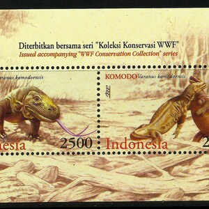 Indonesia 2000 Komodo Dragon M/S MNH