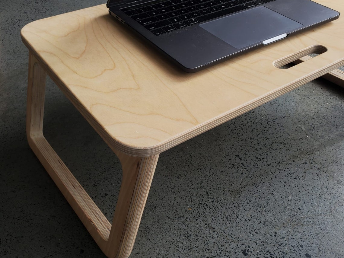 Folding Birch Plywood Lap Desk by Rabbetdesigns Perfect Birthday Gift
