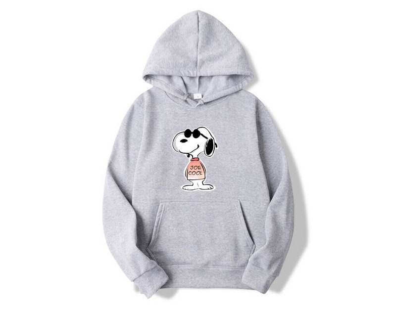 Snoopy hoodie The Peanuts sweater pullover Snoopy Etsy