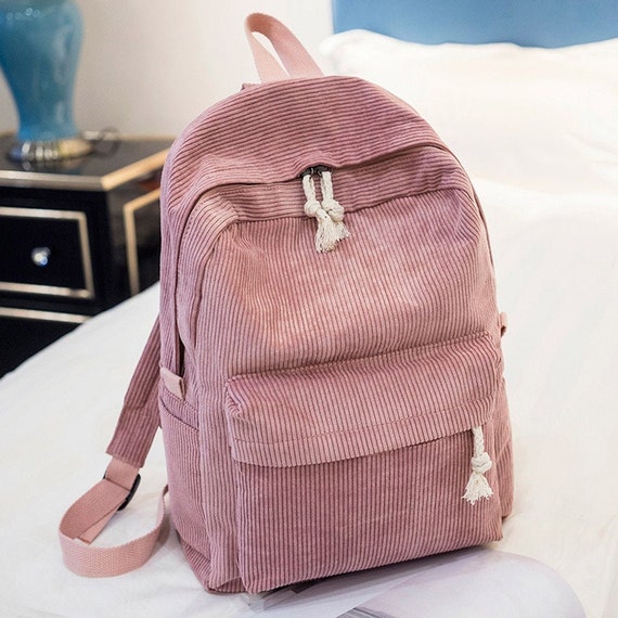 Corduroy Backpack Canvas Bag Canvas bag shoulder bag bag | Etsy