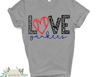 Download Yankees Heart Svg Etsy