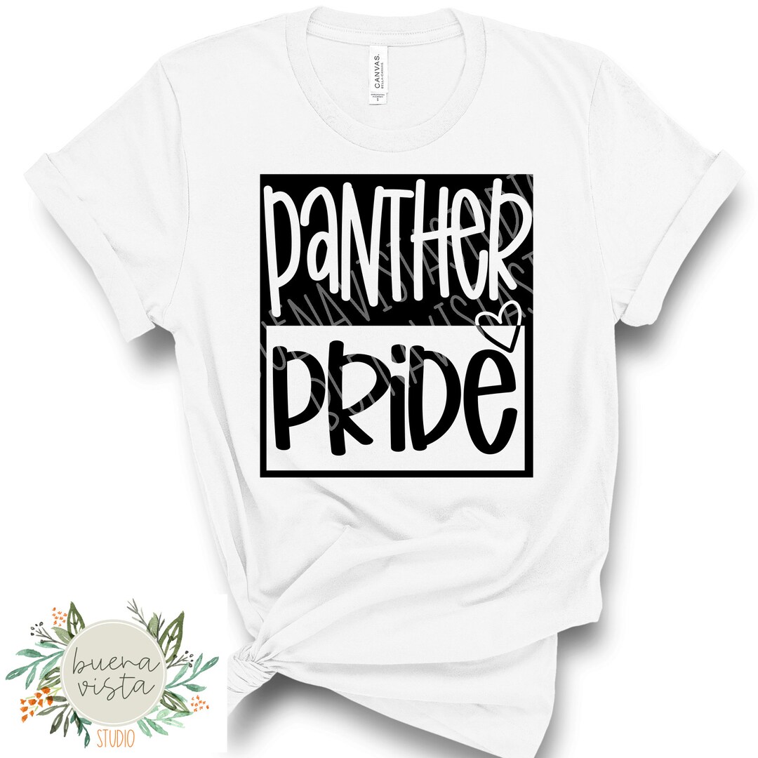 Panther Pride Mascot SVG Digital Cut File PNG & DXF Etsy