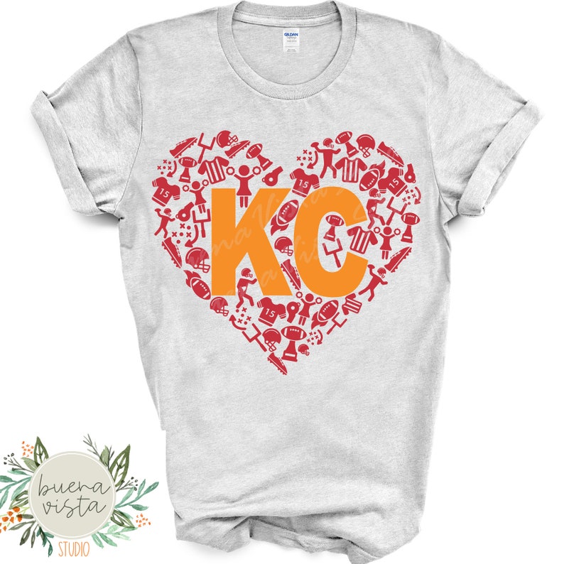 KC Heart SVG Digital Cut File PNG Etsy