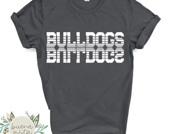 Bulldogs Mascot SVG Digital Cut File PNG | Etsy
