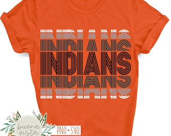 Koszulka maskotki Indian Spirit w formacie SVG + PNG z cyfrowym plikiem do pobrania w formacie DTF