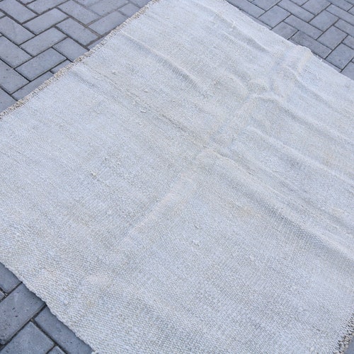 Vintage Hemp Rug, Turkish Rug, Accent Carpet, Antique Carpet, 65x55 inches Beige Carpet, Anatolian Bedroom Rug, shops Turkey Entry Rugs, 6308