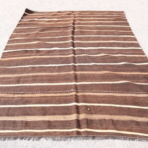 Striped Kilim, Turkish Kilim, Large Kilim, Vintage Kilim Striped Kilim, Turkish Kilim, Large Kilim, Vintage Kilim
