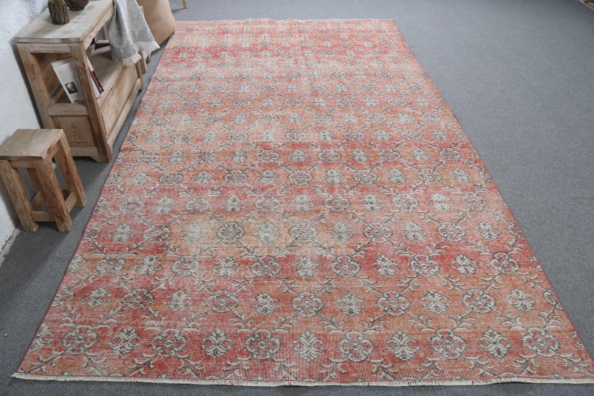 ラグ・カーペット Turkish carpet Vintage Turkish Rug, 6x10 Ft Large Rug, Anatolian Carpet, Bohemian