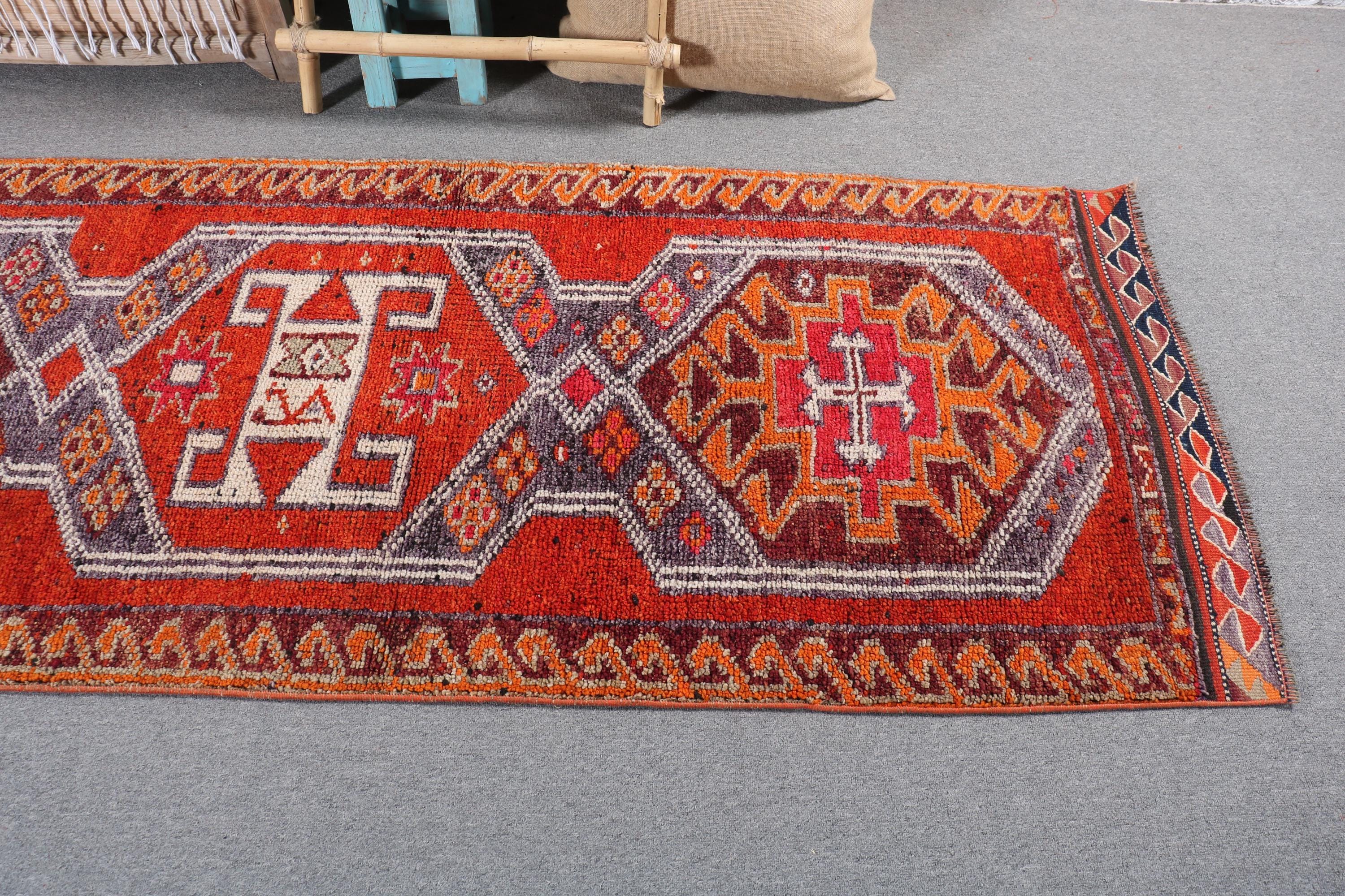 Vintage Turkish Rug, 85x322cm, Geometric Pattern, 3x11ft - Etsy