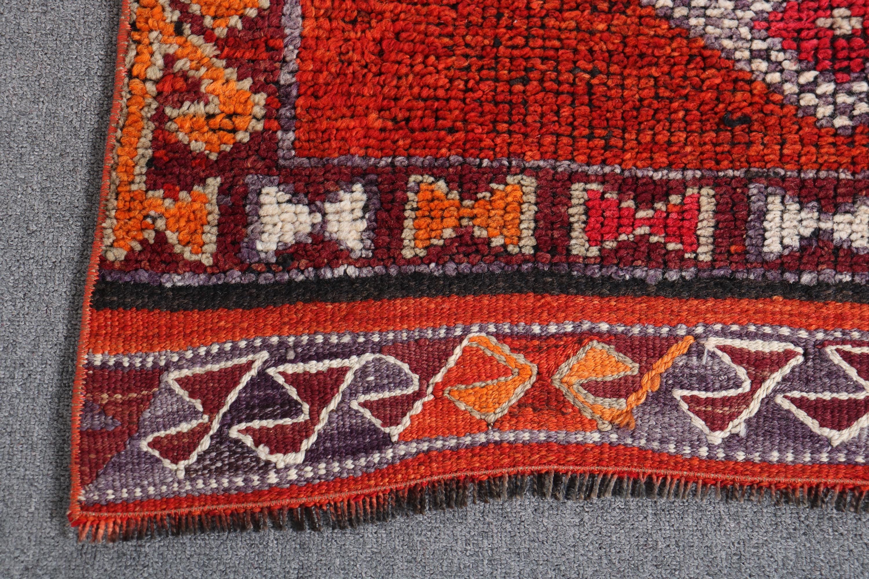 Vintage Turkish Rug, 85x322cm, Geometric Pattern, 3x11ft - Etsy