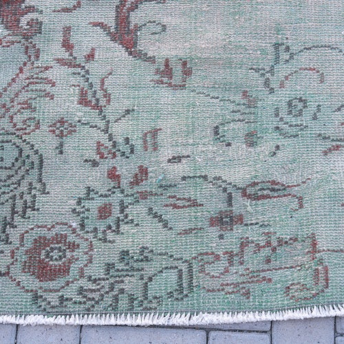 Vintage Rug, Turkish Rug, Large Rug, Home Decor Carpet, 64x104 inches Green Carpet, Wool Bedroom shops Rugs, Turkey Oversize Rugs, 4967