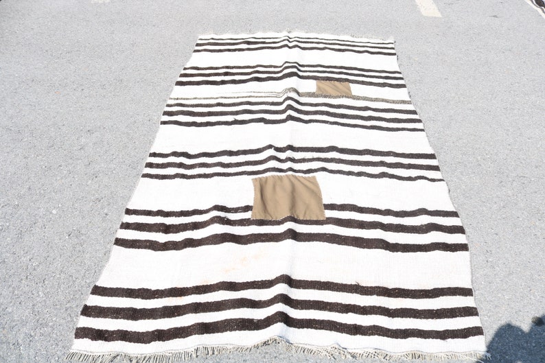 Vintage Kilim, Turkish Kilim, Area Kilim, Home Decor Kilim, 52x87 inches Beige Kilim, Tribal Kilim, shops Floor Kilim, 4687