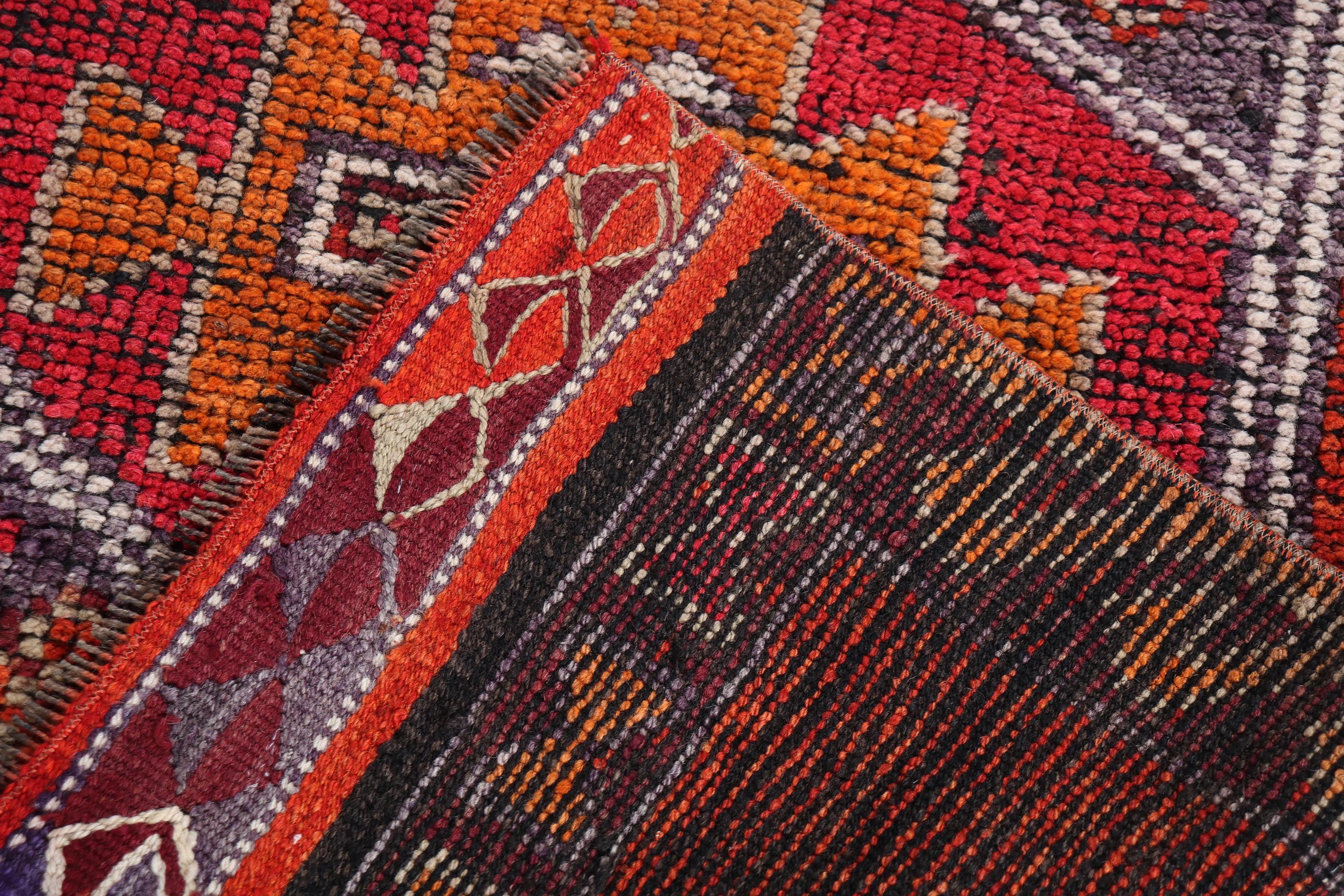 Vintage Turkish Rug, 85x322cm, Geometric Pattern, 3x11ft - Etsy