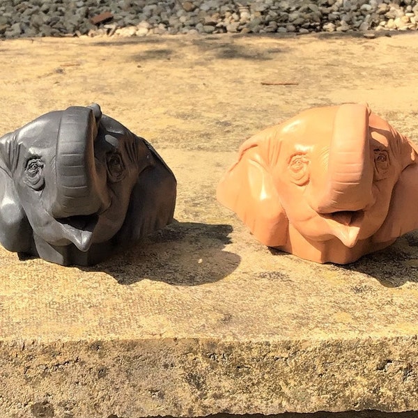 Handmade Elephant Pot foot by Marmoset Designs