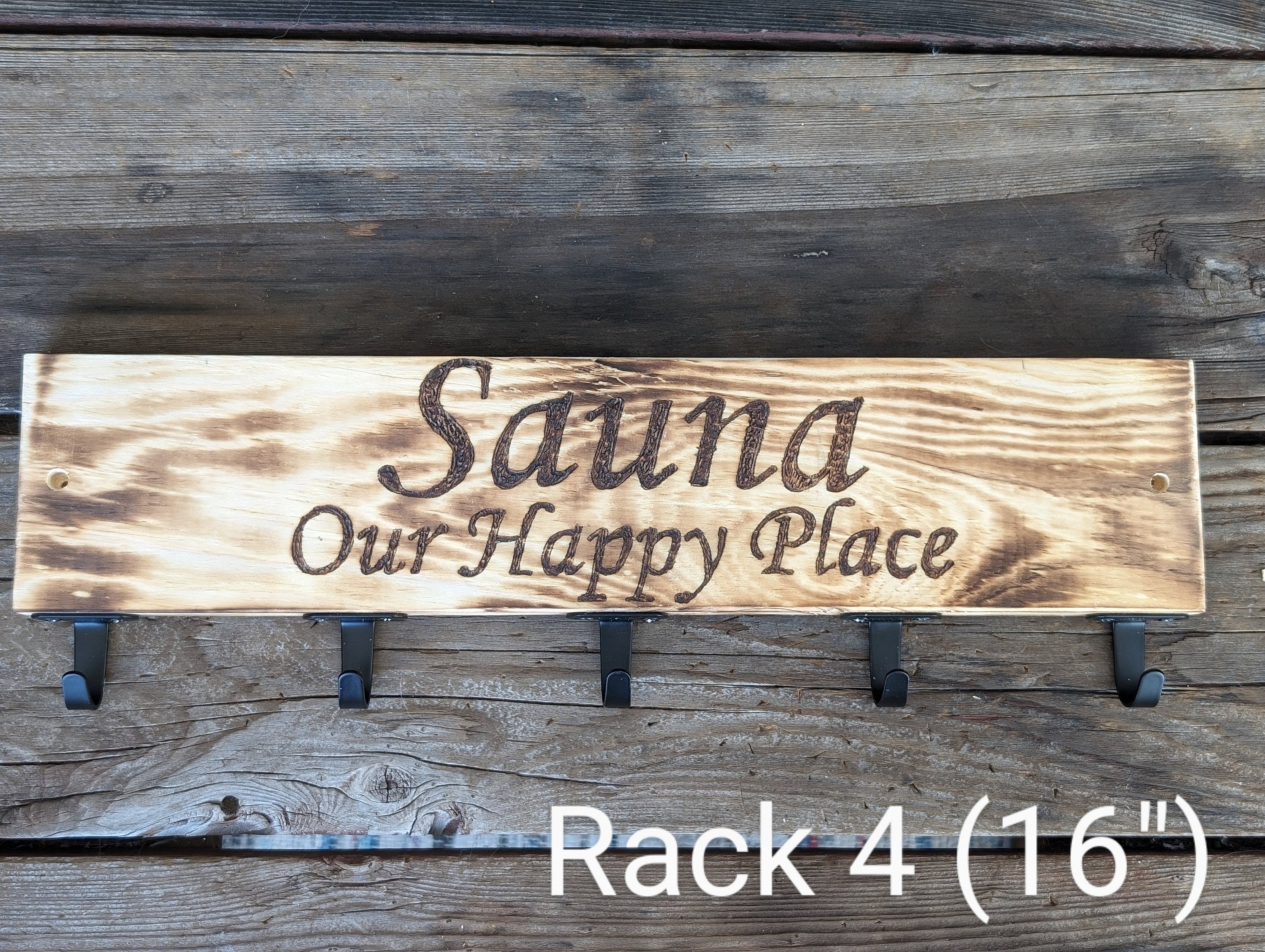 Sauna Towel Rack, Towel Rack, Sauna Accessories, Wooden Towel Rack, Towel Hooks, Sauna Seat Cover Hooks, Sauna Elf Decoration
