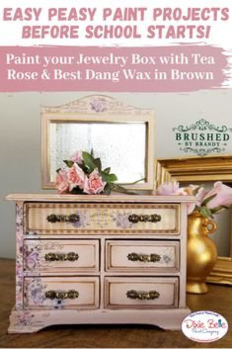 TEA ROSE Dixie Belle Paint Shabby Chic Pink Paint Etsy