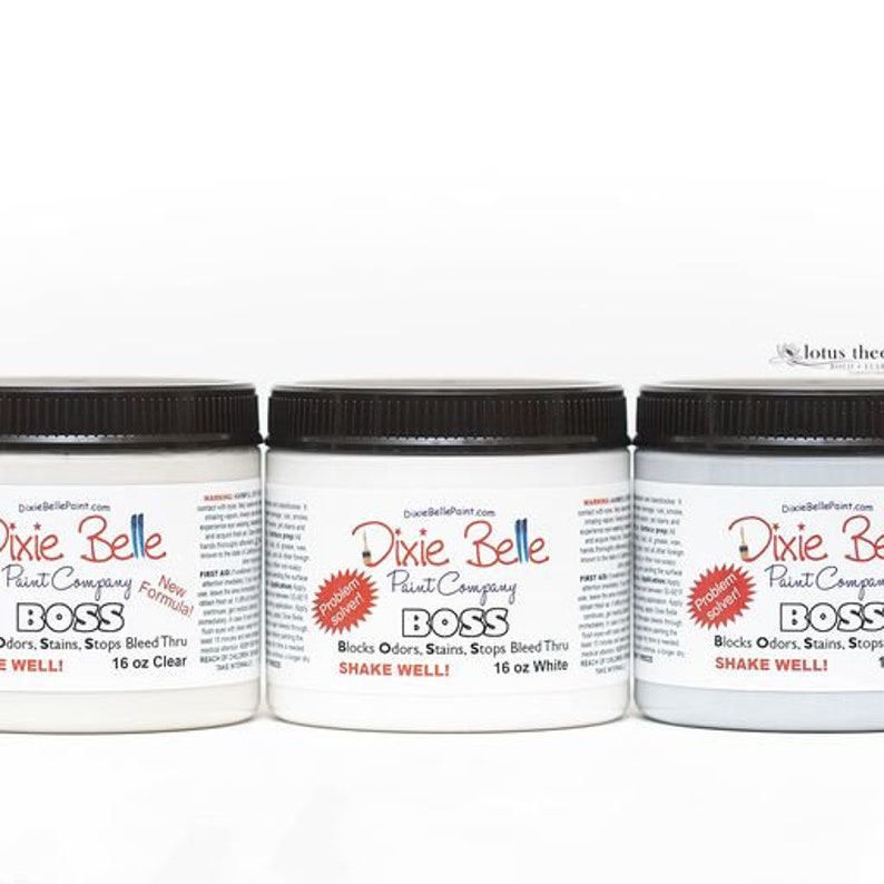 BOSS Dixie Belle Paint Block Odors Stains & Bleed Thru Etsy