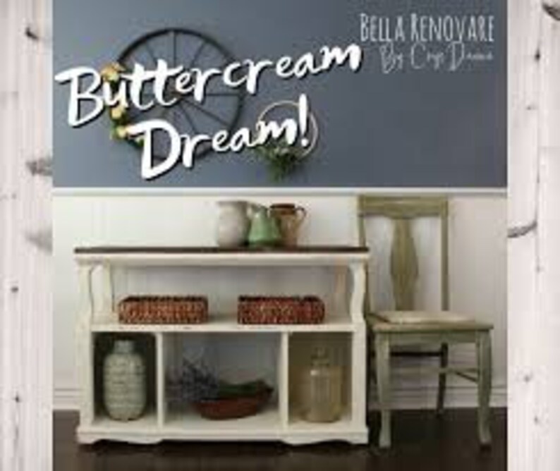 BUTTERCREAM Dixie Belle Chalk Mineral Paint WHITE With a Etsy