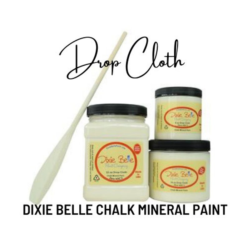 DROP CLOTH Dixie Belle Paint Farmhouse Shabby Chic Etsy