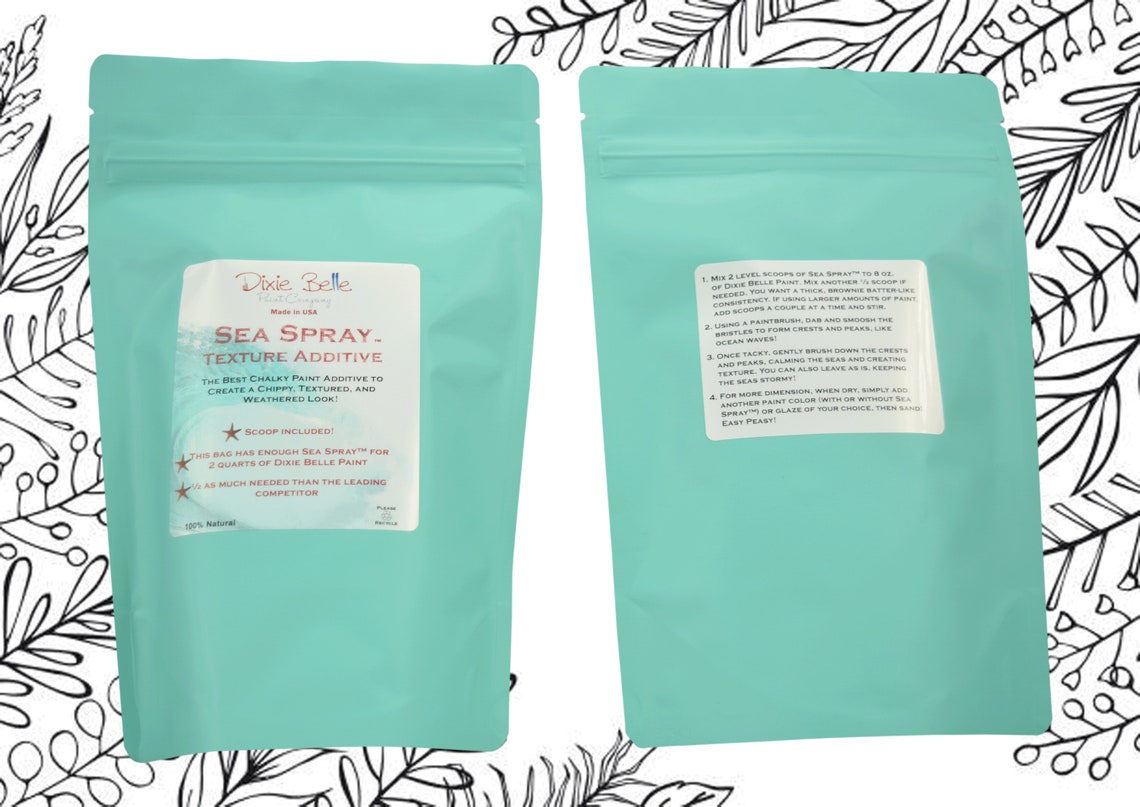 SEA SPRAY Dixie Belle Chalk Mineral Paint Texture Additive Etsy