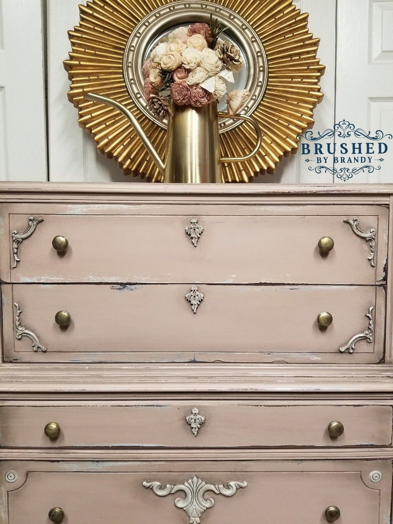 TEA ROSE Dixie Belle Paint Shabby Chic Pink Paint Etsy