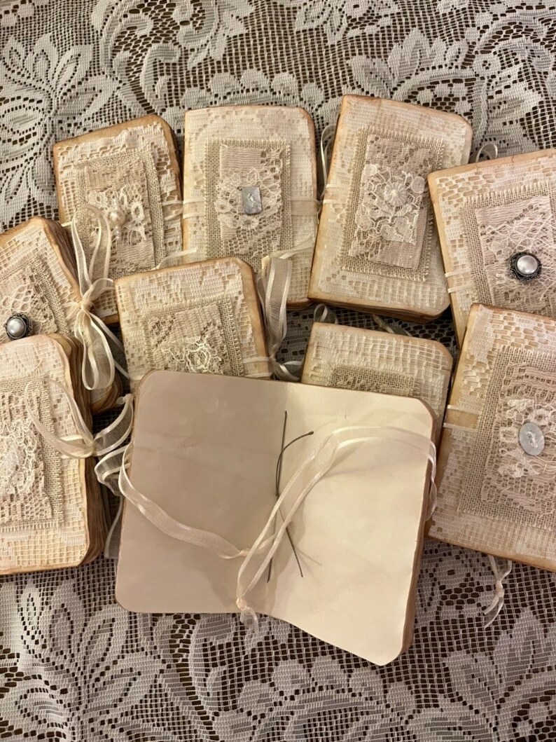 Wedding Favors Handmade Journals Wedding Shower Favors Etsy
