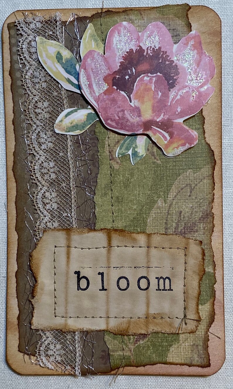 Journaling Ephemera 4 Pieces Journaling Cards Etsy