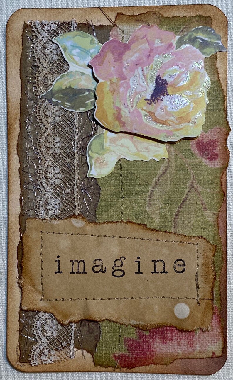Journaling Ephemera 4 Pieces Journaling Cards Etsy