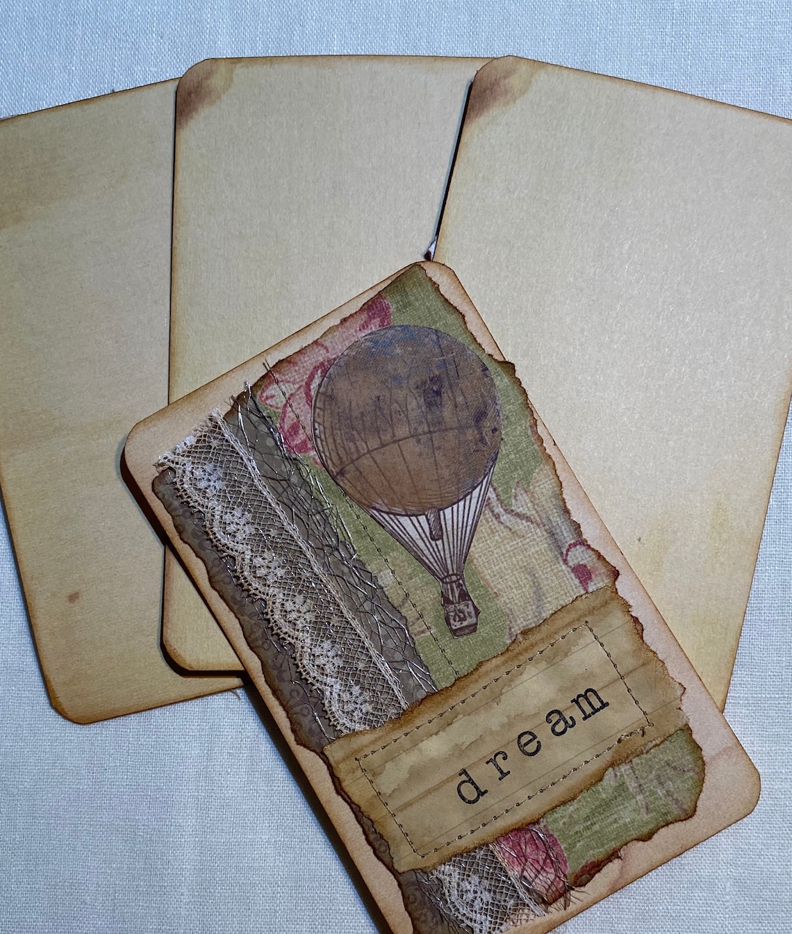 Journaling Ephemera 4 Pieces Journaling Cards Etsy