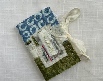 Needle Case - Slow Stitched - Handstitched - Hand Embroidered