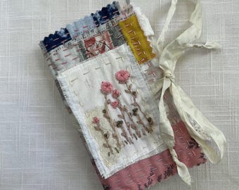 Needle Case - Slow Stitched - Handstitched - Hand Embroidered