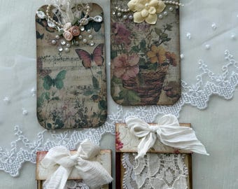 Vintage Theme Lace Sampler Tablet and Journaling Cards