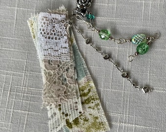 Journal Dangle - Handmade - Beads, Chain, and a Charm