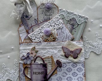 Lavender and Lace Pocket of Ephemera