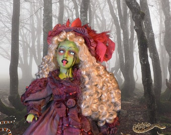 creepy zombie doll