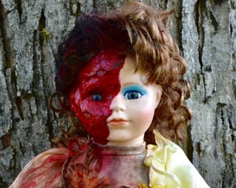creepy painted dolls