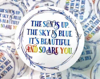 Watercolor Beatles Sticker: Dear Prudence Waterproof Vinyl Decal