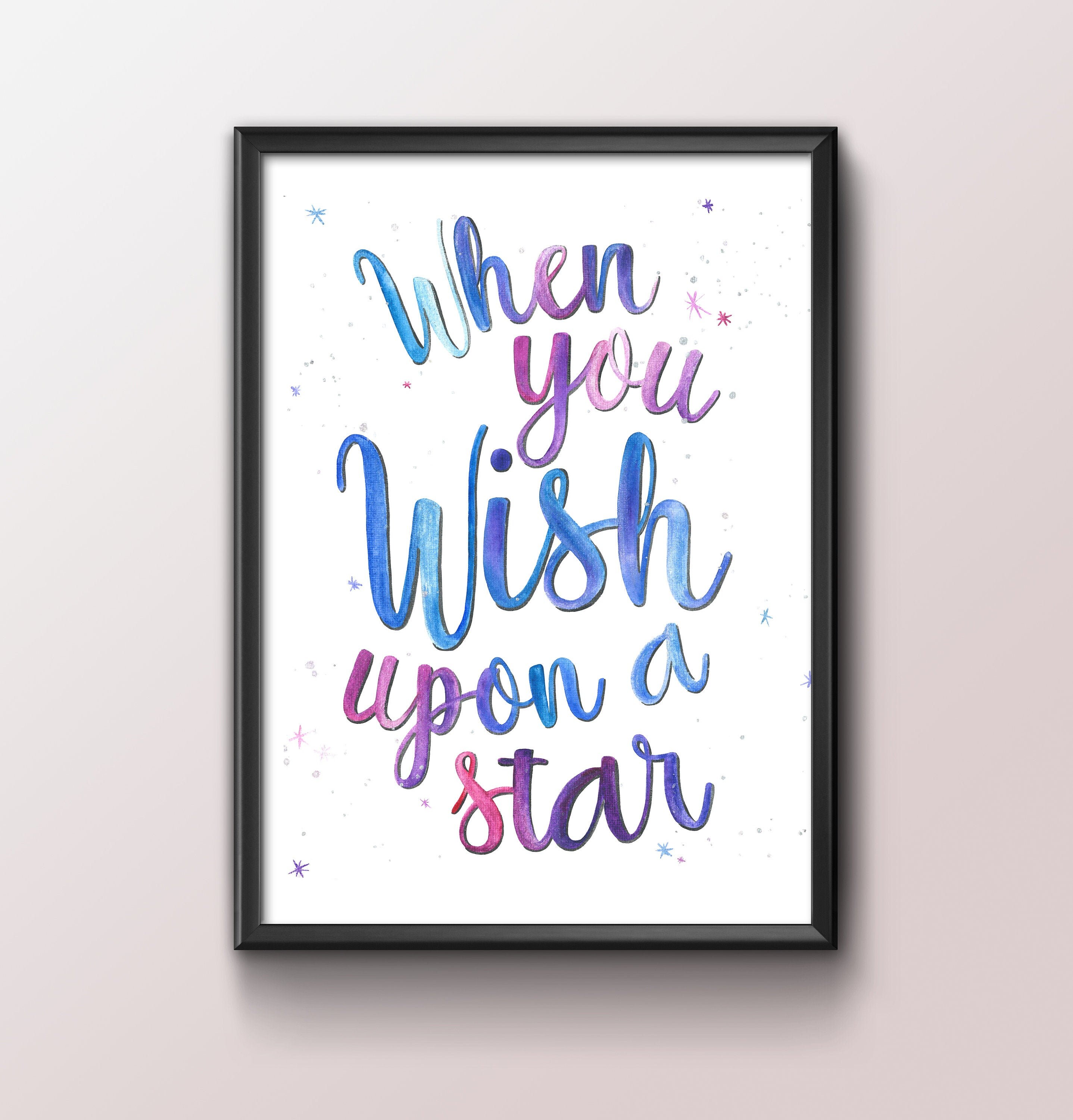 When You Wish Upon a Star - Etsy