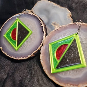 Papadosio moon earrings