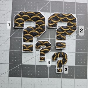 Question mark patch