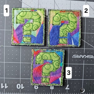 Question mark patch