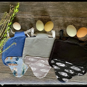 Hen saddle with tail protection! Chicken saddle, chicken cover, hen protection, chicken apron, hen apron