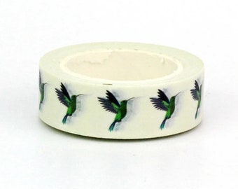 Hummingbird, Washi Tape, Scrapbooking Washi Tape, 10m Full Roll Washi Tape